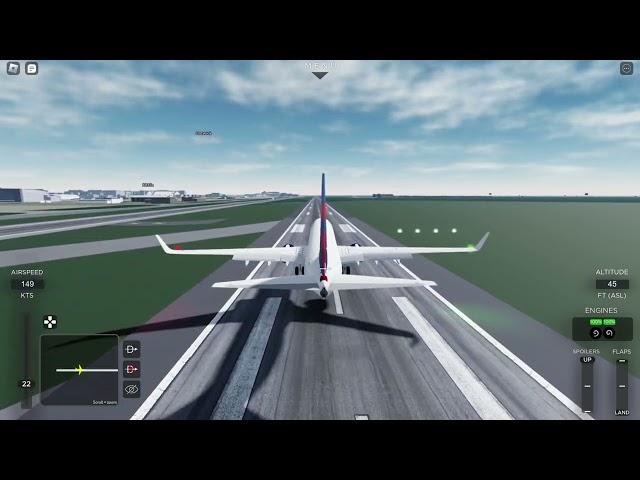 My First Landing In Roblox Project Flight