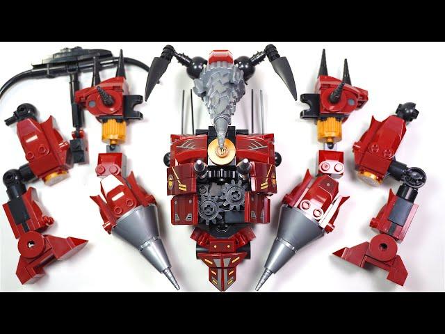 LEGO Skibidi Toilet Multiverse | Upgraded Titan Drillman | Titan Drillman Unofficial Lego Set