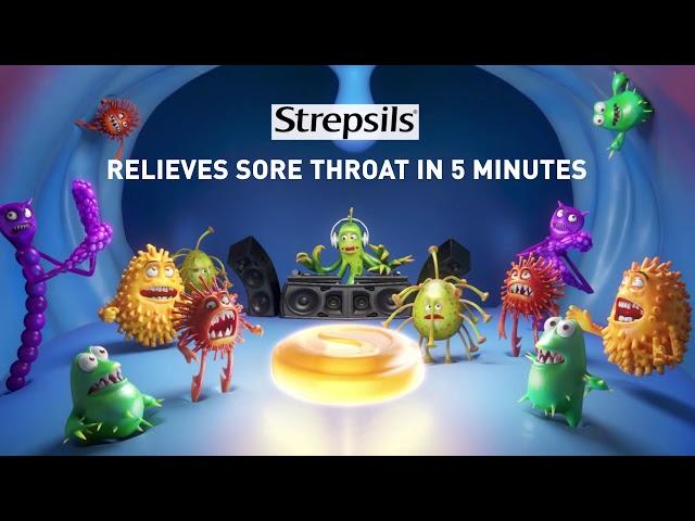 Strepsils for fast effective relief at first signs of sore throat.