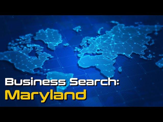 Maryland Secretary of State Business Search Guide 2024