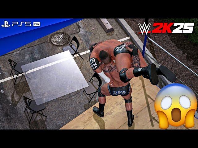 WWE 2K25 - Randy Orton vs. Triple H - Full Fight at NXT's Parking Lot | PS5 Pro [4K60]