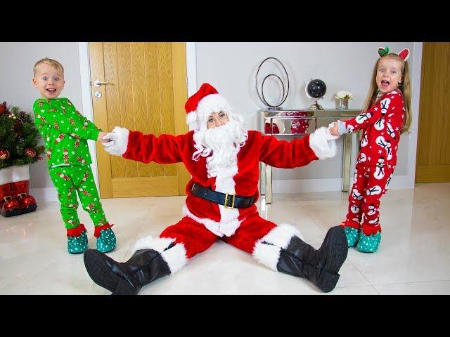  SANTA CLAUS SONG!  (Christmas Adventures)  | Christmas Kids Songs with Gaby and Alex