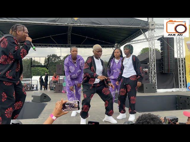 DWP ACADEMY FULL PERFORMANCE AT GHANA PARTY IN THE PARK 2024 IN LONDON (UK)