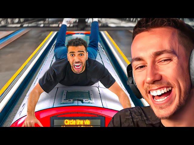 Miniminter Reacts To "I Travelled Across The Entire UK For Free"