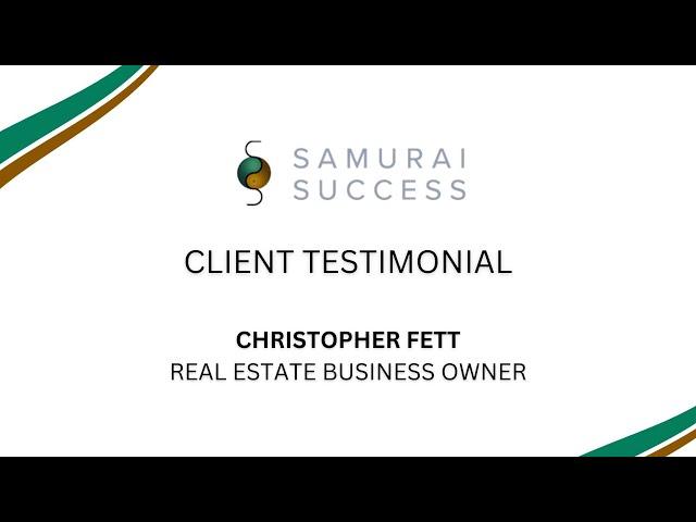 Proven Strategies for Real Estate Business Growth | A Samurai Success Client Testimonial