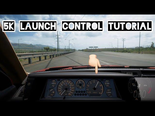 Forza Horizon 5 - How To Launch Control In Any Car! (See Description)