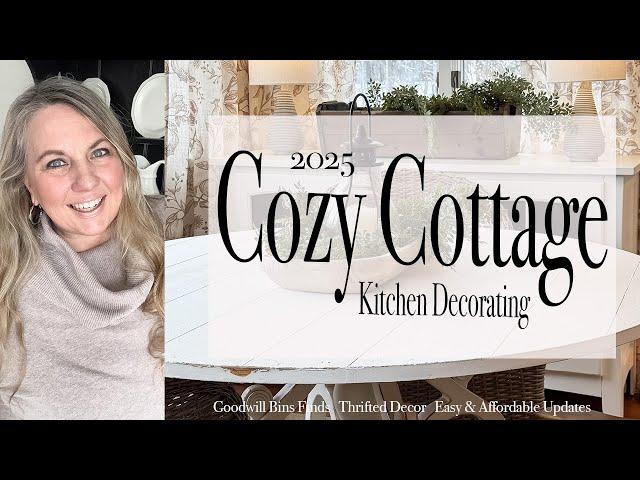 Cozy Cottage Kitchen Decorating | Thrifted Decor Ideas | 2025