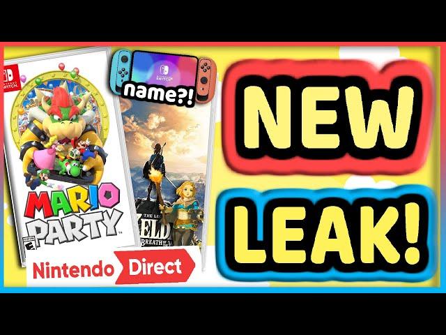 Mario & Zelda Nintendo Switch Leaks Ahead Of June Nintendo Direct?! + Switch 2 NAME?!