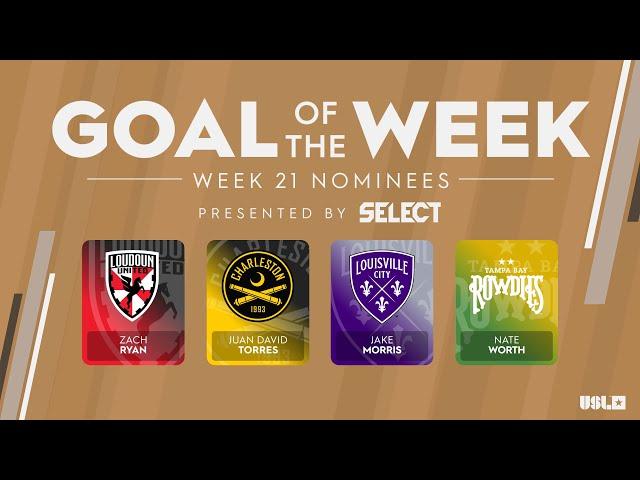 Sensational strikes  | USL Championship Goal of the Week Nominees: Week 21