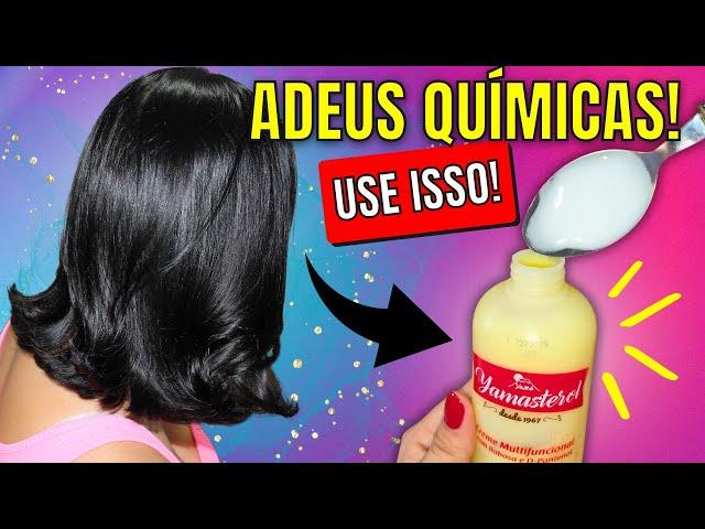 ADEUS QUÍMICAS! Faça Isso Se Quiser Seu Cabelo Lindo, Liso, Brilhante e Sedoso NA MESMA HORA!