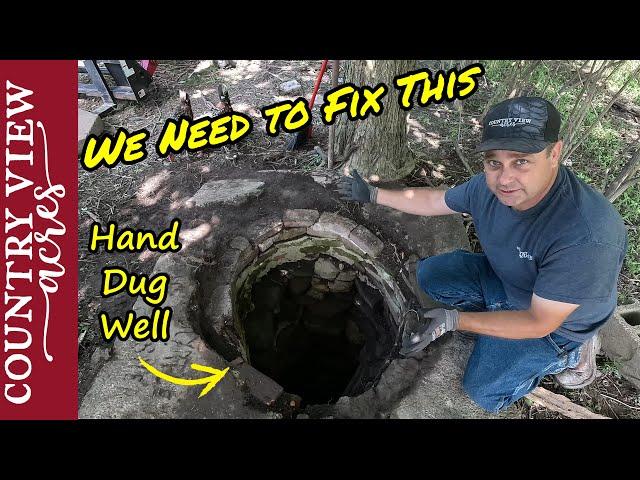 Uncovering a 160 Year Old Well.