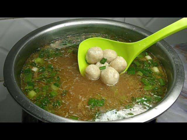 RAHASIA KUAH BAKSO ENAK WALAU TANPA TULANG SAPI