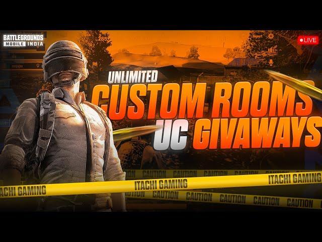 BGMI LIVE CUSTOM ROOM | ROYAL PASS AND UC GIVEAWAY EVERY MATCH | 800 UC PRIZE POOL EVERY MATCH