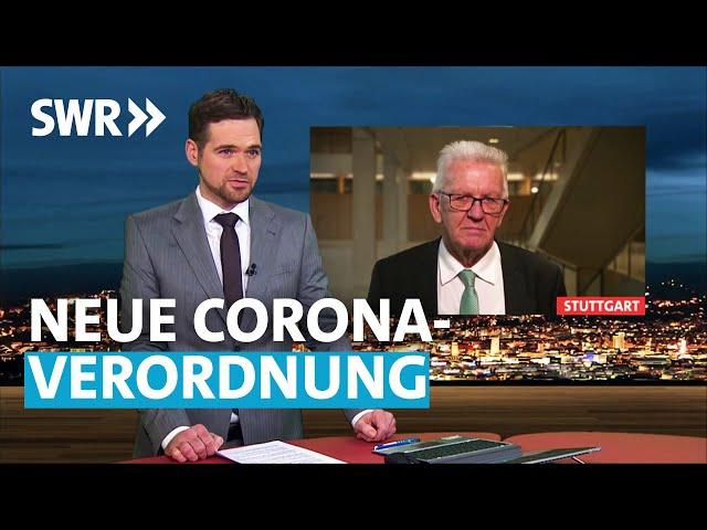 Videoschalte mit Ministerpräsident Kretschmann | SWR Aktuell