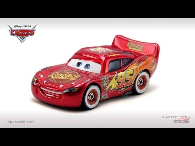 BDD World of Cars - Lightning McQueen mit Aufklebern