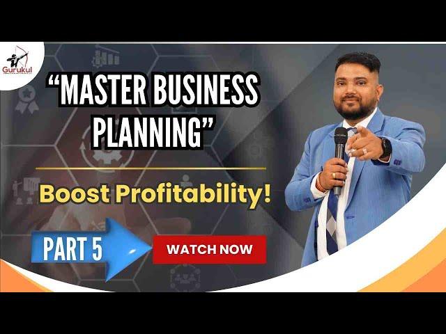 "Master business planning to boost profitability!" - Kiran More