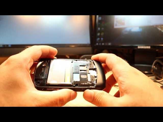 SD card insert & remove from Blackberry 8900