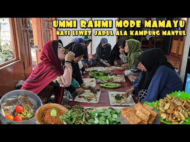 TIBA-TIBA HUJAN DERAS, MENIKMATI NASI LIWET BERSAMA KELUARGA | MANGPEP VLOG