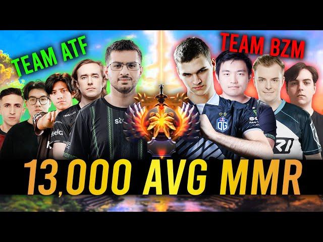 ALL-STAR MATCH with 13K AVG MMR! - TEAM ATF vs TEAM BZM!