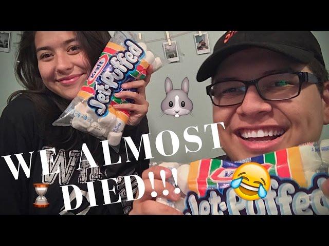 CHUBBY BUNNY CHALLENGE! | Paul and Jenny