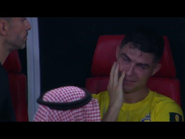 Cristiano Ronaldo in tears !!