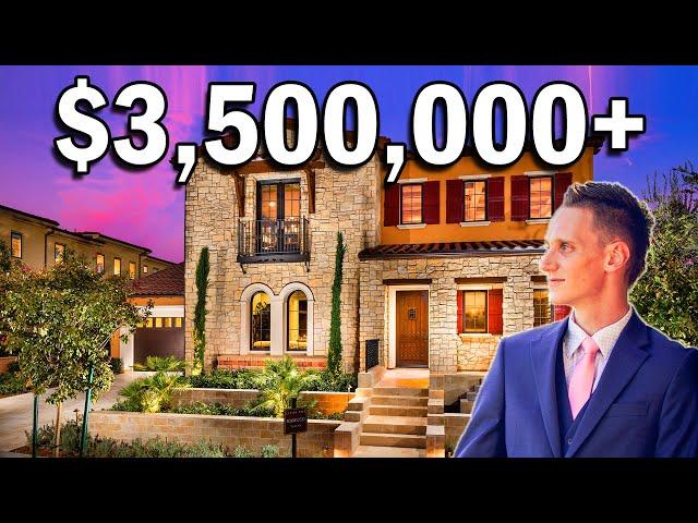 Inside $3.5M Tuscany Style Luxury Mansion | Los Angeles Manion Tours