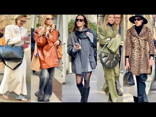 BEST MILAN STREET STYLE LOOKS MILAN FASHION WEEK 2025 ️SPRING OUTFITS 2025 #vanityfair