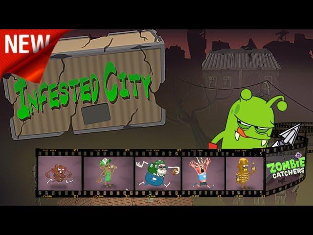 NEW ZOMBIES ‍️ NEW LEVELS | NEW Map INFESTED CITY | level 83 | zombie catchers