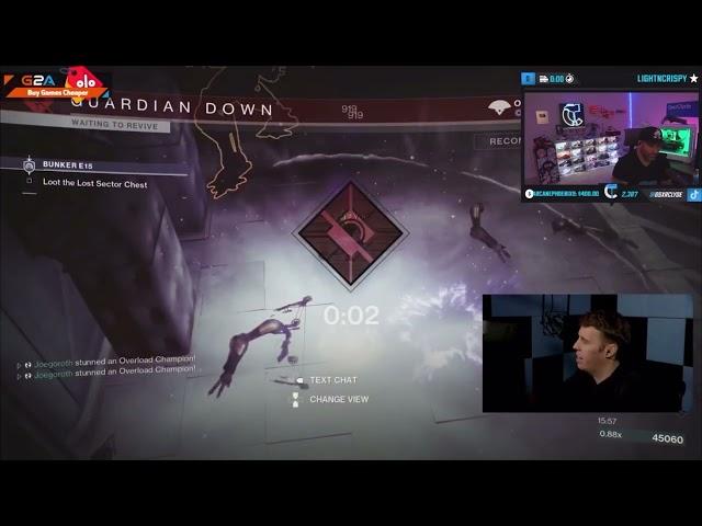 Joe Blackburn when he finds the Bungie dev who added Champions to Destiny 2
