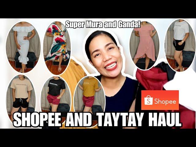 MIRANG DAMIT SA SHOPEE AND TAYTAY | Clothing Edition | KimBi