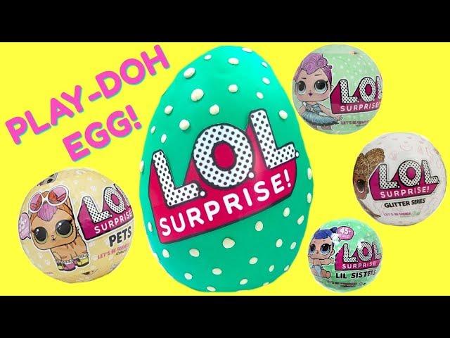 Fizzy Makes DIY LOL Surprise Play Doh Egg