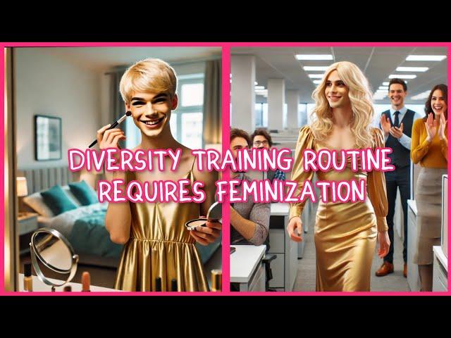 Diversity Training Routine requires feminization | My Journey of Crossdressing Transformation