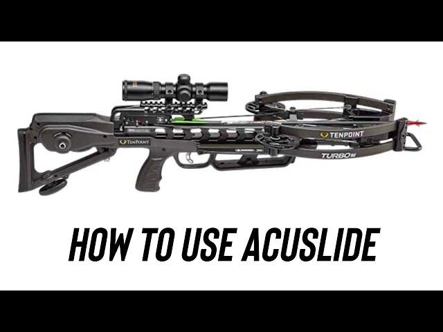 How To Cock and Decock the TenPoint Turbo S-1 Crossbow Using ACUslide