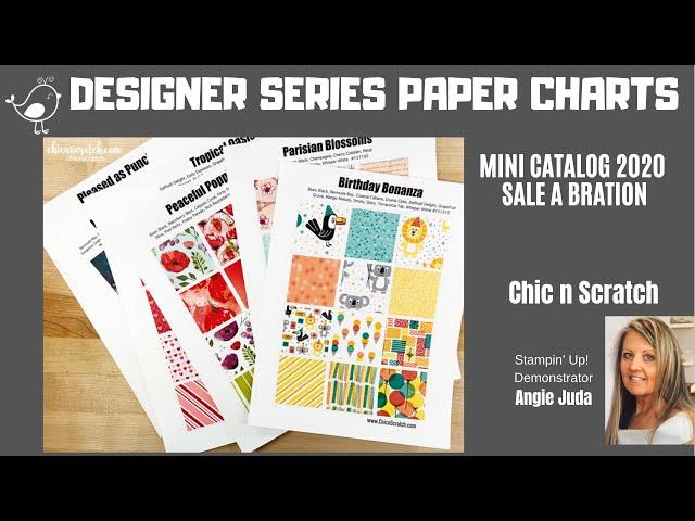 Designer Series Paper Charts Mini Catalog 2020