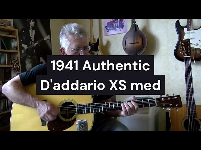 Testing Strings on a 1948 and '41 A D-28