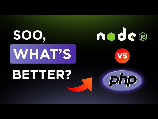 Node.js is better than PHP, or not? Both things reviewed and compared...