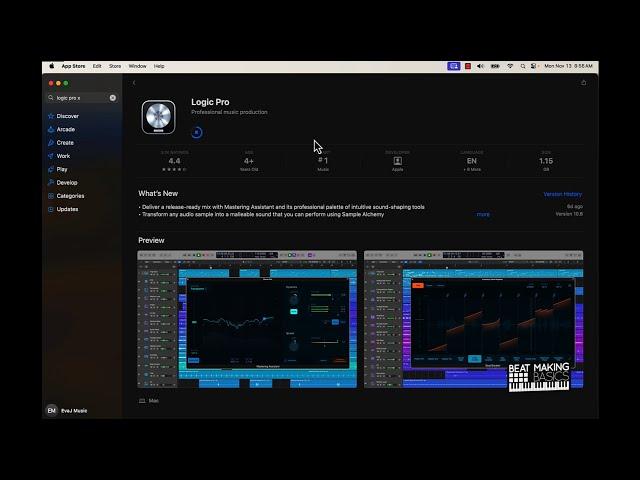 HOW TO DOWNLOAD LOGIC PRO 10.8  (Logic Pro Update)