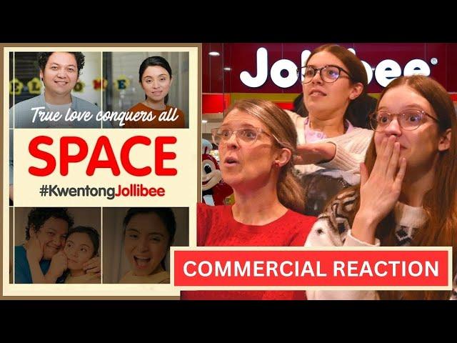 Canadian Mom & Daughters JOYFUL Reaction to Jollibee Ad: Space