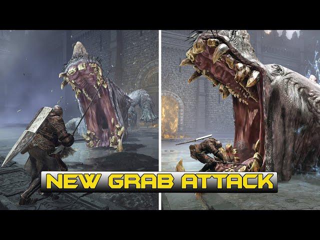 Golden Hippopotamus Grab Attack Animation - Shadow of the Erdtree New Boss Attack Animation Showcase