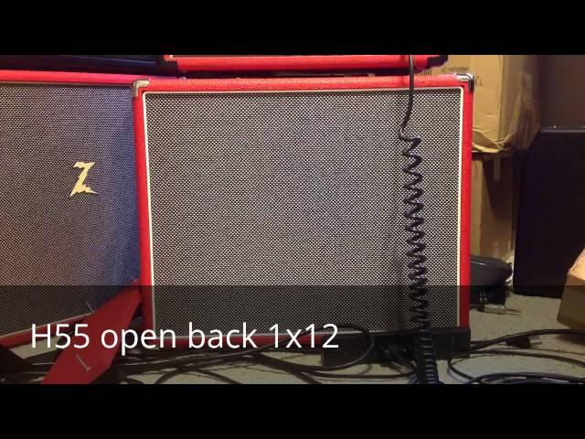 Scumback H55 closed vs open back 1x12