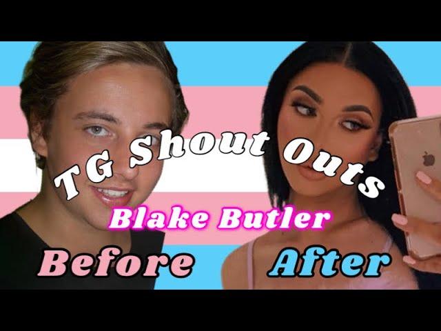 Transgender Shout Outs #0027 ️‍️ (Blake Butler) HRT Male To Female Transition Timeline