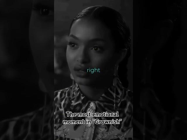 The most emotional moment in "Grownish" #grownish #emotional