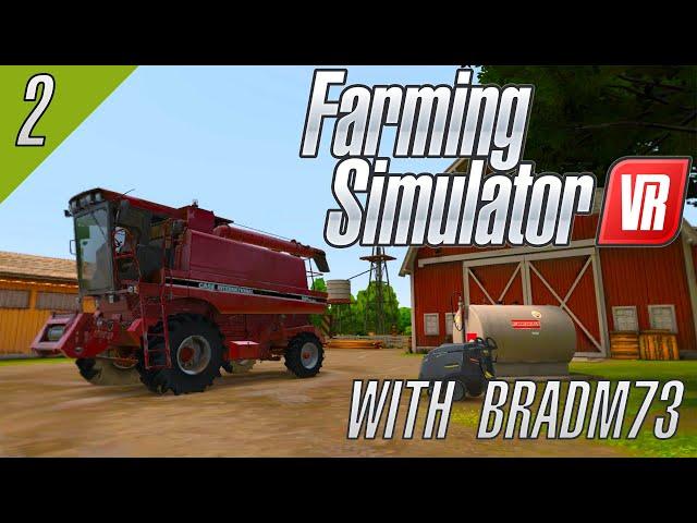 FARMING SIMULATOR VR - Ep.2:  Cultivating + Seeding in VR!!! #FSVR