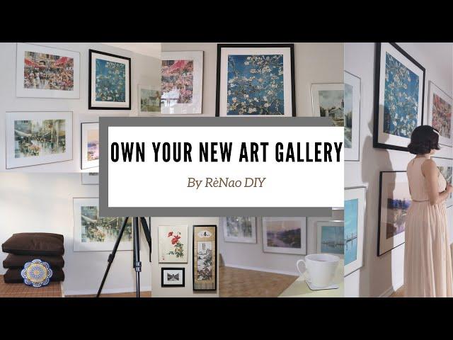 HOW TO: CREATE YOUR OWN ART GALLERY LIKE A MUSEUM