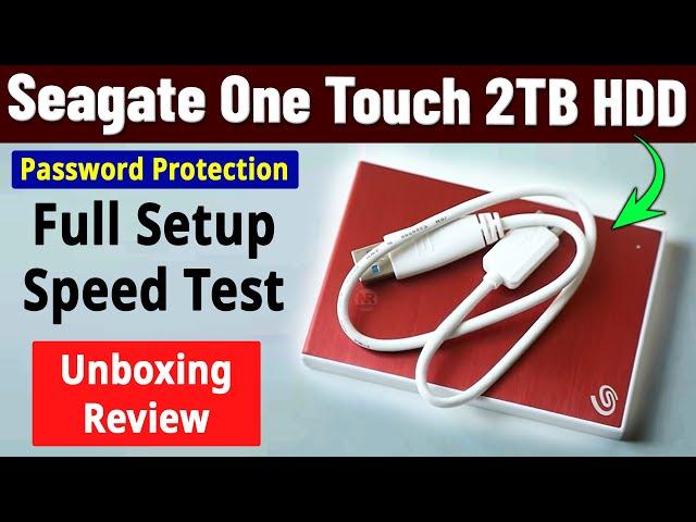 Seagate One Touch 2TB External HDD with Password Protection | Best Hard Disk Under 6000 | Best HDD