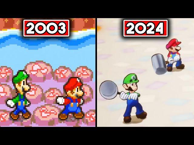 Evolution of Mario & Luigi Games (2003 - 2024)