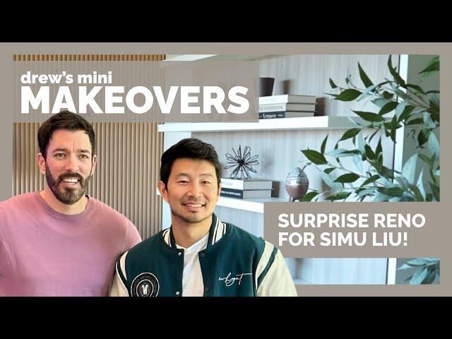 Mini Makeovers: Drew TRANSFORMS Simu Liu's Office Space! | Drew & Jonathan