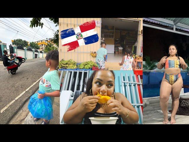 Living that Island life in Dominican Republic | grocery shopping | eating mangos & more