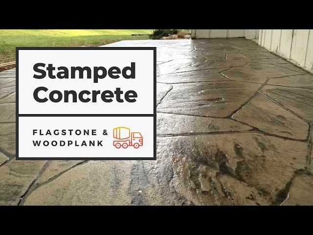 How to Form, Pour and Finish a STAMPED CONCRETE Patio