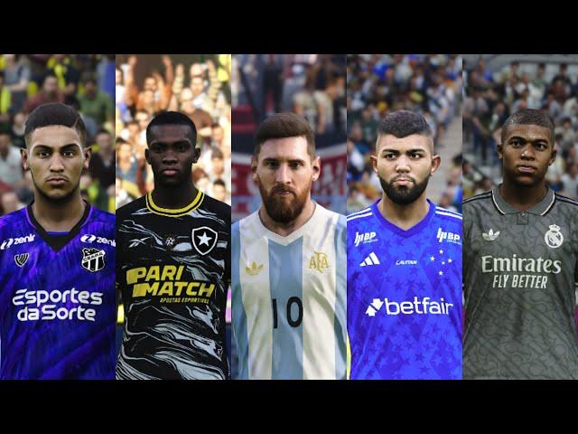 Option File PES 2020 PS4/PS5/PC 100% Atualizado Mês de Dezembro com o Brasileirão Serie A e B 2025!!